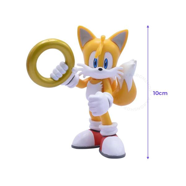 Figura de Ação Sonic The Hedgehog 10cm Articulado Personagem Tails - DC TOYS & GEEKS Imagem de Figura de Ação Sonic The Hedgehog 10cm Articulado Personagem Tails