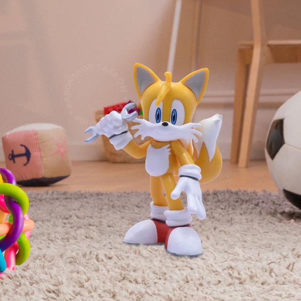 Figura de Ação Sonic The Hedgehog 10cm Articulado Personagem Tails - DC TOYS & GEEKS Imagem de Figura de Ação Sonic The Hedgehog 10cm Articulado Personagem Tails