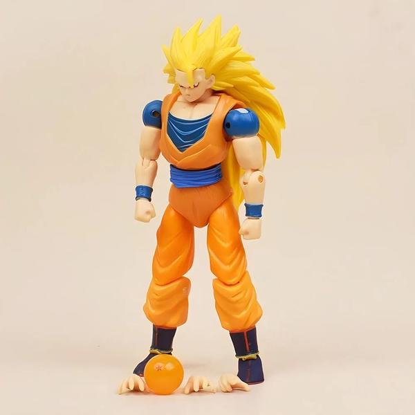 Imagem de Figura de Ação Super Saiyajin Dragon Ball SHF - Articulada e Modificável