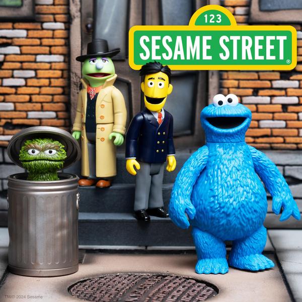 Imagem de Figura de ação Super7 Sesame Street Reaction Guy Smiley