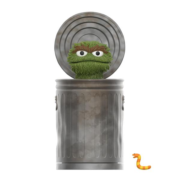 Imagem de Figura de ação Super7 Sesame Street Reaction Oscar The Grouch