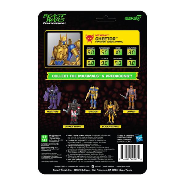 Imagem de Figura de ação Super7 Transformers Reaction Wave 7 Cheetor