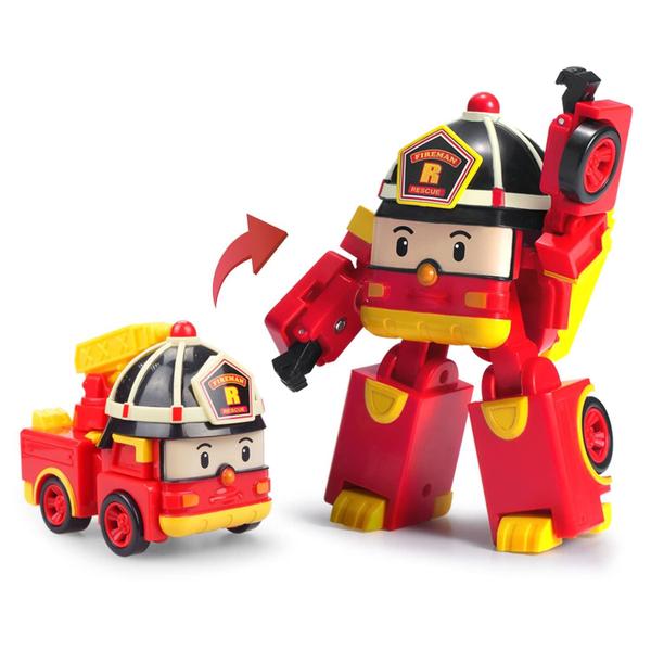 Imagem de Figura de ação transformável 4' Robocar Poli com Roy