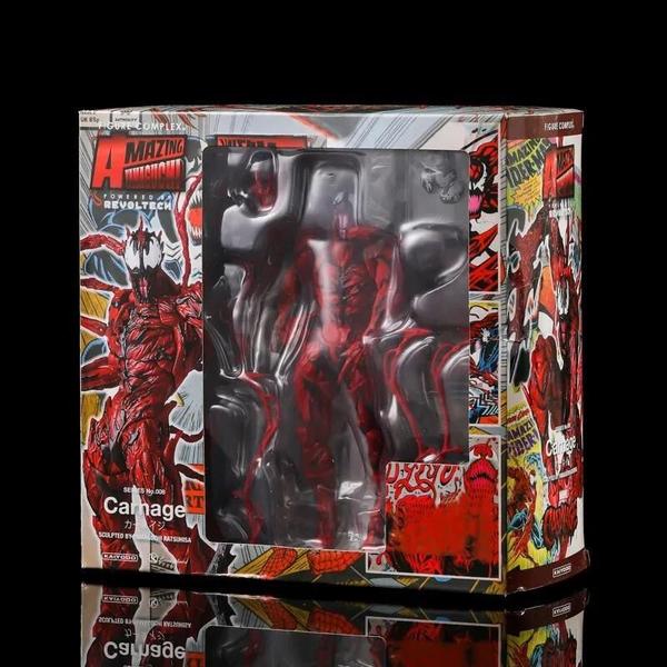 Imagem de Figura de Ação Venom Carnage Homem-Aranha - Brinquedo Colecionável com Rosto Móvel