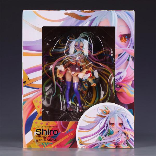 Imagem de Figura de anime RZAHUAHU No Game No Life Shiro 1/7 PVC 24cm