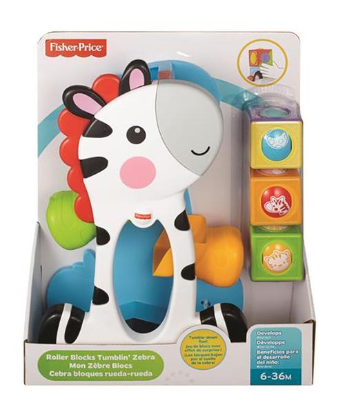 Imagem de Figura de Atividades - Zebra com Blocos Surpresa - Fisher-Price