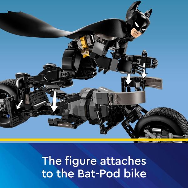 Imagem de Figura de construção e bicicleta Bat-Pod LEGO DC Batman 76273