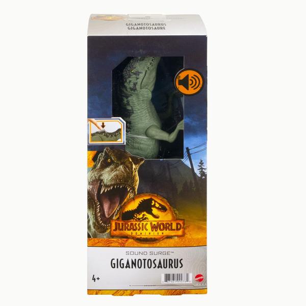 Imagem de Figura de dinossauro Jurassic World Strike & Chomp 30 cm com sons