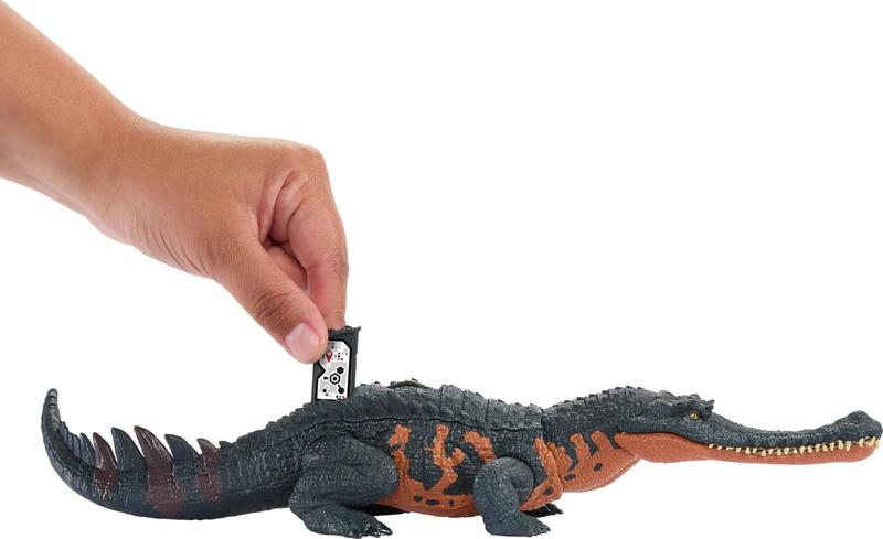 Imagem de Figura de dinossauro Mattel Jurassic World Wild Roar Gryposuchus