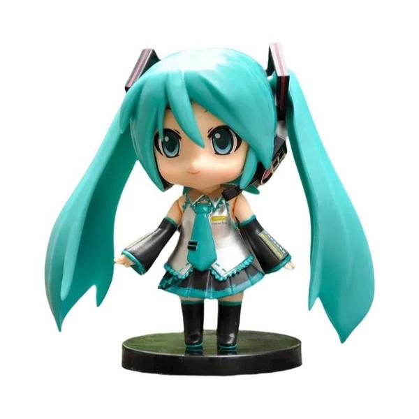 Imagem de Figura de Mini Personagem Hatsune Miku - Decoração Kawaii para Mesa e Casa