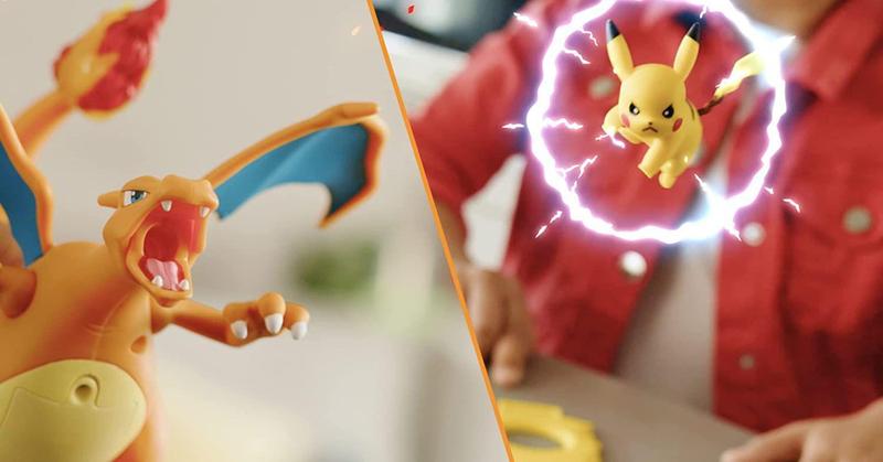 Imagem de Figura Deluxe - Pokemon Charizard Chama e Vôo Com Pikachu - Sunny 3296