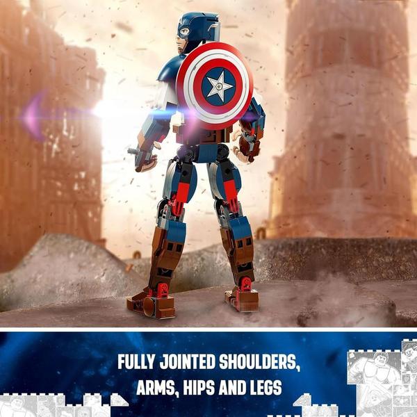 Imagem de Figura Do Capitão América Marvel - Lego 76258