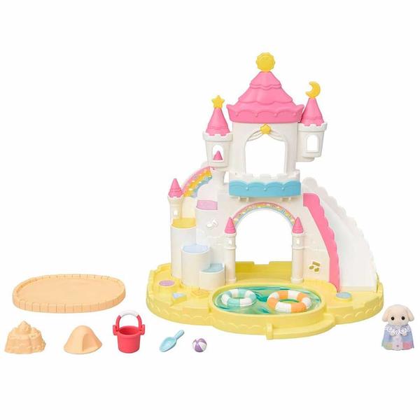 Imagem de Figura e Cenário - Sylvanian Families - Piscina e Caixa de Areia - Epoch Magia