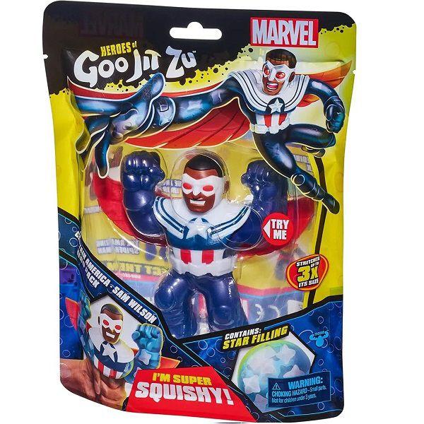 Imagem de Figura Elastica Marvel Goo JIT ZU Captain America SAM Wilson SUNNY 2234