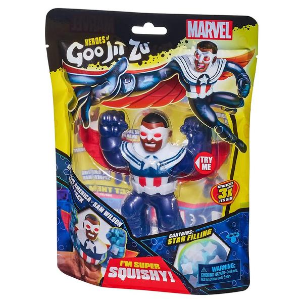 Imagem de Figura Goo Jit Zu Capitão América Sam Wilson 2234 - Sunny