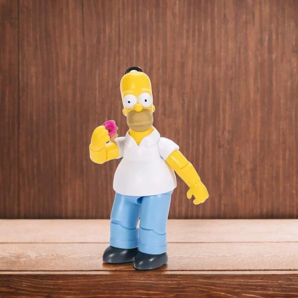 Imagem de Figura Homer Simpsons 12cm C/ Caixa De Donuts 004043 - Sunny