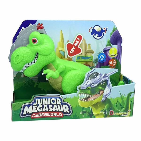 Imagem de Figura Interativa - Junior Megasaur Cyberworld - T-Rex - Verde - Fun Divirta-se