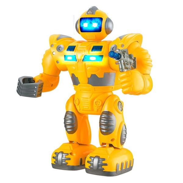 Imagem de Figura Interativa - Robô Solar - 25 cm - Amarelo - DM Toys