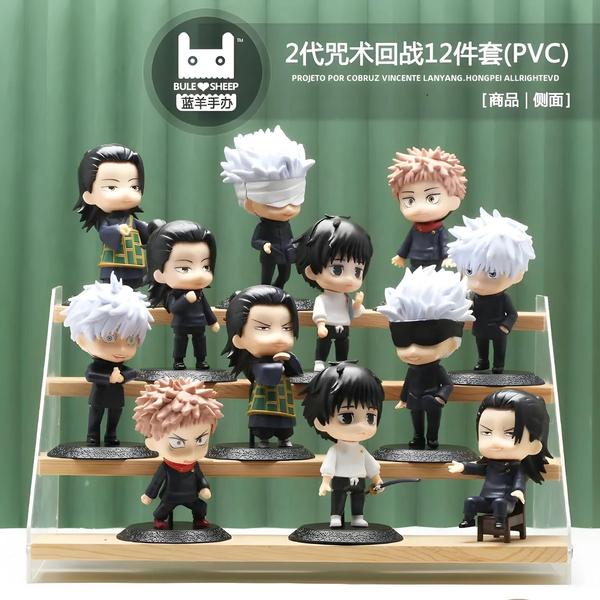 Imagem de Figura Jujutsu Kaisen Gojo Satoru PVC - 12 Peças - Presente Infantil