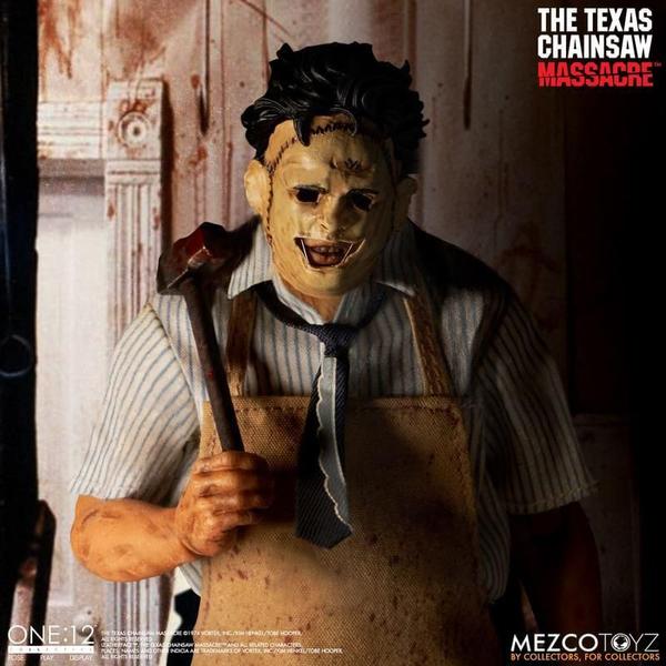 Imagem de Figura Leatherface Deluxe Edition - O massacre da Serra Elétrica 1974 - 1/12 Collective - Mezco