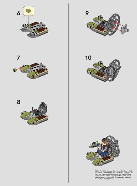 Imagem de Figura LEGO Jurassic World Owen com aerobarco e tranquilizador Gu