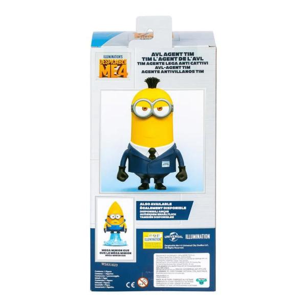 Figura Minions AVL Agent Tim 25cm Meu Malvado Favorito 4 - Candide Imagem de Figura Minions AVL Agent Tim 25cm Meu Malvado Favorito 4