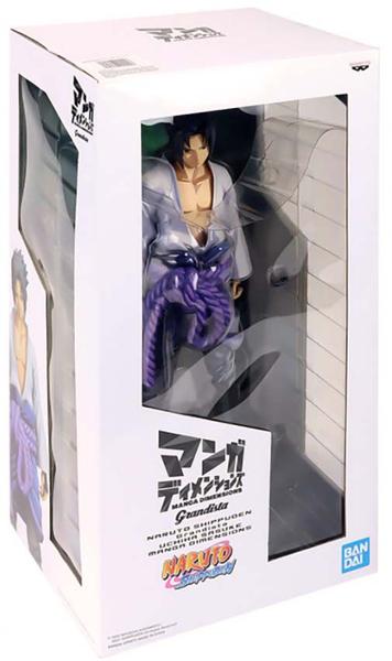 Imagem de Figura Naruto Shippuden Uchiha Sasuke Grandista Manga Bandai