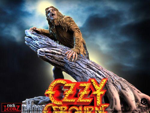 Imagem de Figura Ozzy Osbourne Bark At The Moon Rock Iconz Knuclebonz