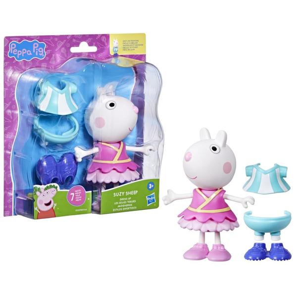 Imagem de Figura Peppa Pig Suzy Sheep-Up com 6 acessórios de moda de 15 cm