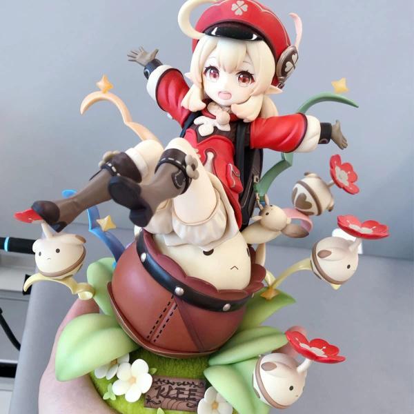 Imagem de Figura RAHUAHU G-I Klee 1/7 Coleção de jogos de anime 18 cm em PVC