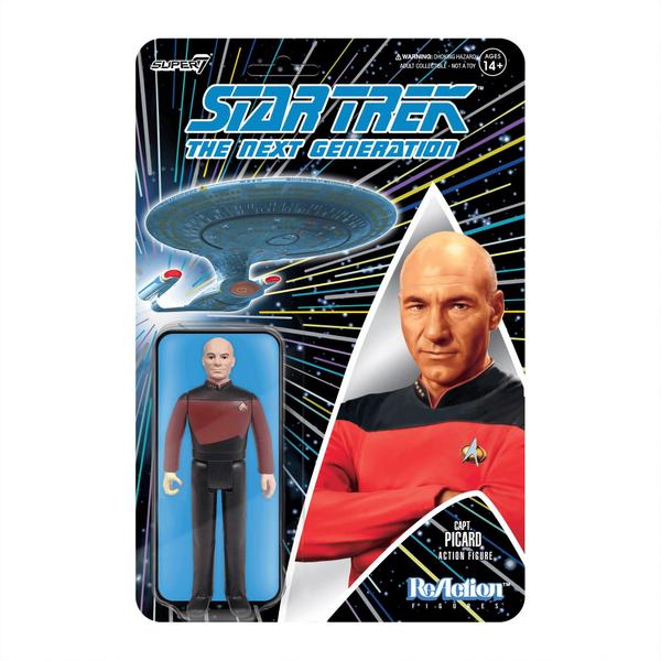 Imagem de Figura Reaction Capitão Picard Star Trek Mc Farlane Toys