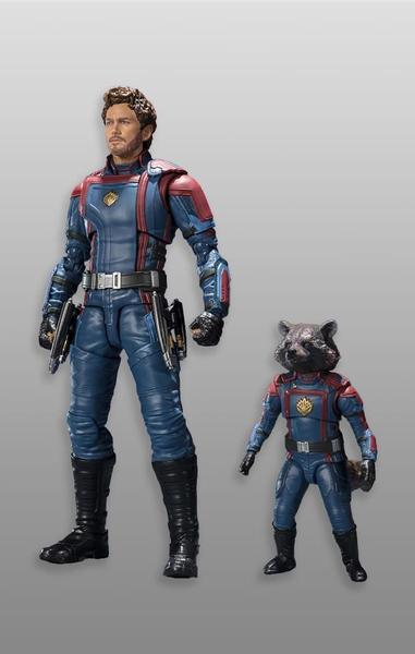 Imagem de Figura Senhor das Estrelas e Rocket Raccoon - Guardiões da Galaxia vol 3 - SH Figuarts - Bandai