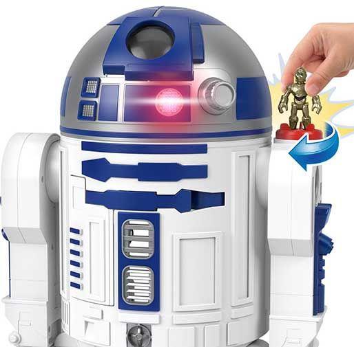 Imagem de Figura Star Wars R2-D2 Bot Imaginext 44 cm luz e som Mattel