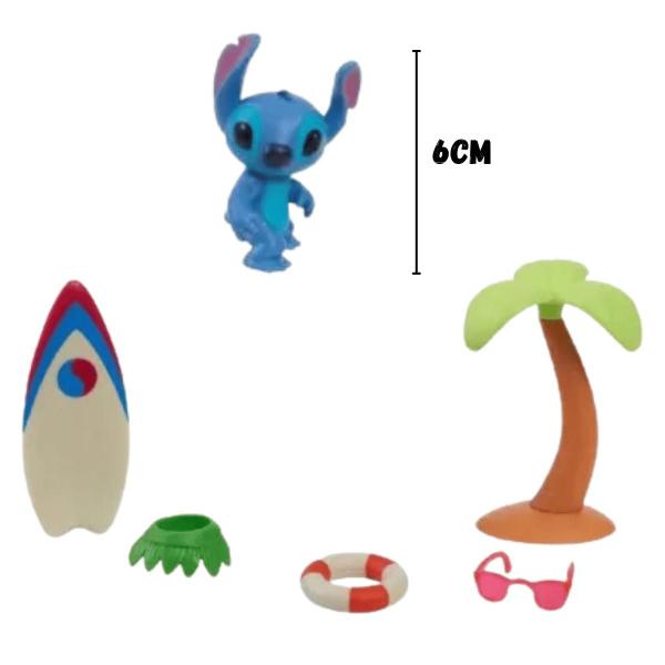 Imagem de Figura Stitch c/ Surf e Acessórios Disney Stitch Sunny 3990