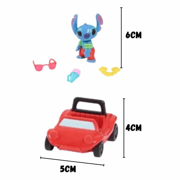 Imagem de Figura Stitch c/ Veiculo e Acessórios Disney Stitch Sunny