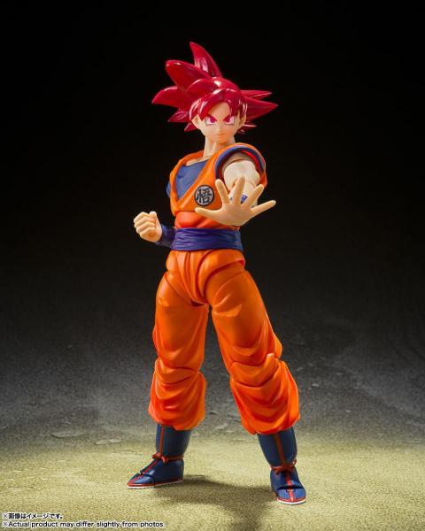 Imagem de Figura Super Saiyan God Son Goku Instilled With Bandai