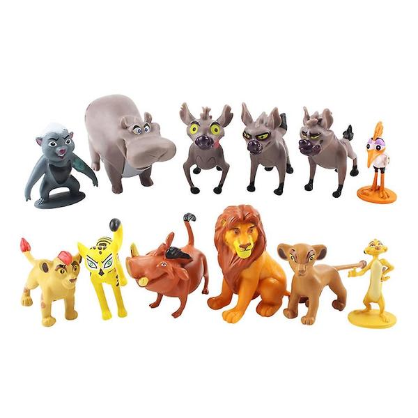 Imagem de Figura Toy Lion King Simba Timon Pumba 12 peças de PVC 3,5 a 5 cm