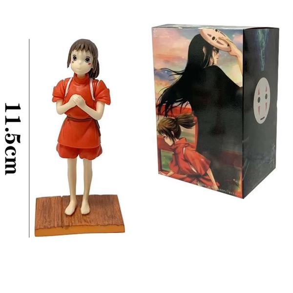 chihiro　サイズ38 Figuras Chihiro E Kaonashi Sem Face Bonecos Viagem De Chihiro