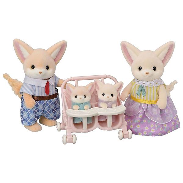 Imagem de Figuras com Acessórios - Sylvanian Families - Família Raposas do Deserto - Epoch Magia