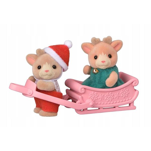 Imagem de Figuras com Acessórios - Sylvanian Families - Família Renas - Epoch Magia