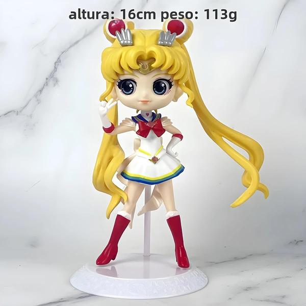 Imagem de Figuras de Ação Anime Sailor Moon - Tsukino Usagi e Chibiusa - Brinquedos para Decoração de Carro