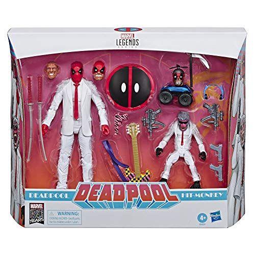 Imagem de Figuras de ação de Deadpool e Hit-Monkey do 80º aniversário da Marvel