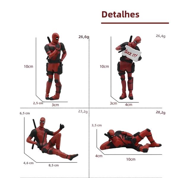 Imagem de Figuras de Ação Deadpool e Wolverine - Brinquedos para Crianças