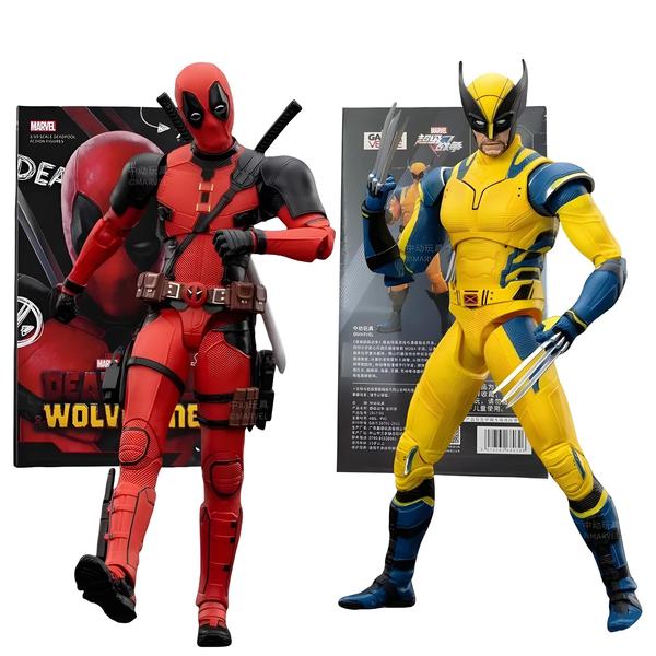 Imagem de Figuras de Ação Deadpool e Wolverine - Edição 2024 - Para Crianças e Adultos