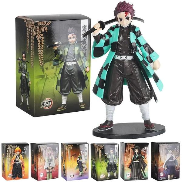 Imagem de Figuras de Ação Demon Slayer - Kamado Tanjirou, Zenitsu e Nezuko em PVC