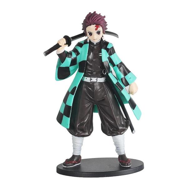 Imagem de Figuras de Ação Demon Slayer - Kamado Tanjirou, Zenitsu e Nezuko em PVC