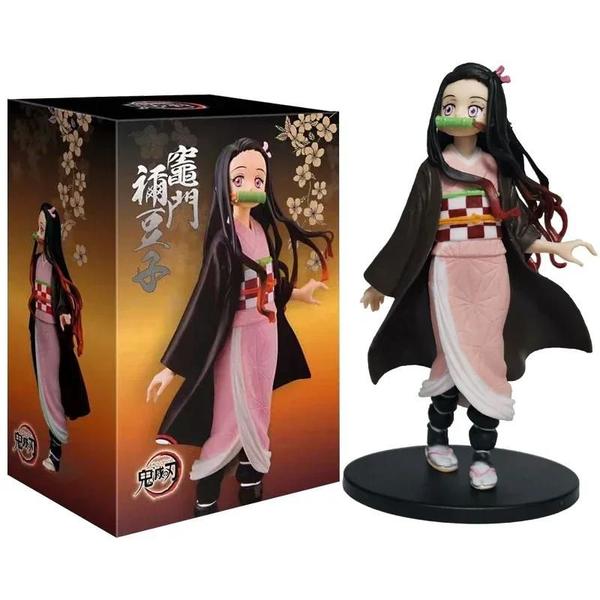 Imagem de Figuras de Ação Demon Slayer - Tanjiro, Nezuko, Zenitsu e Inosuke - Kimetsu No Yaiba