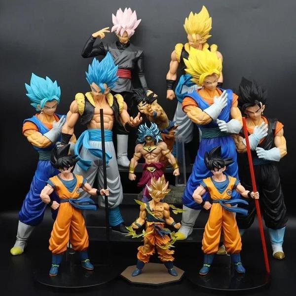 Imagem de Figuras de Ação Dragon Ball - Goku e Vegeta - PVC Colecionáveis