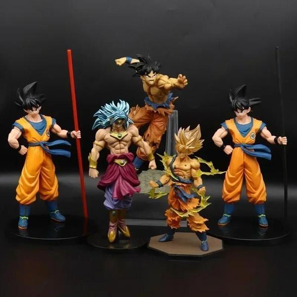 Imagem de Figuras de Ação Dragon Ball Z - Goku e Vegeta - PVC Colecionáveis