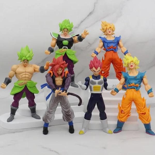 Imagem de Figuras de Ação Dragon Ball Z - Goku, Vegeta, Broly e Ultra Instinct